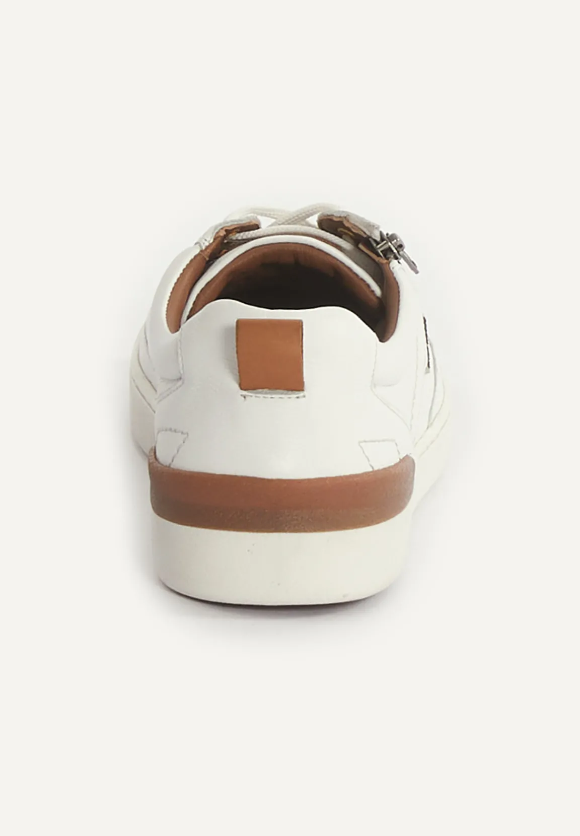 Online River Woods Lederen sneakers met veters wit -