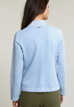 New River Woods Lichtblauwe sportieve blazer 2 zakken -