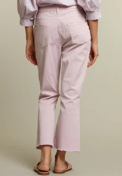 Fashion River Woods Lila broek in katoen -