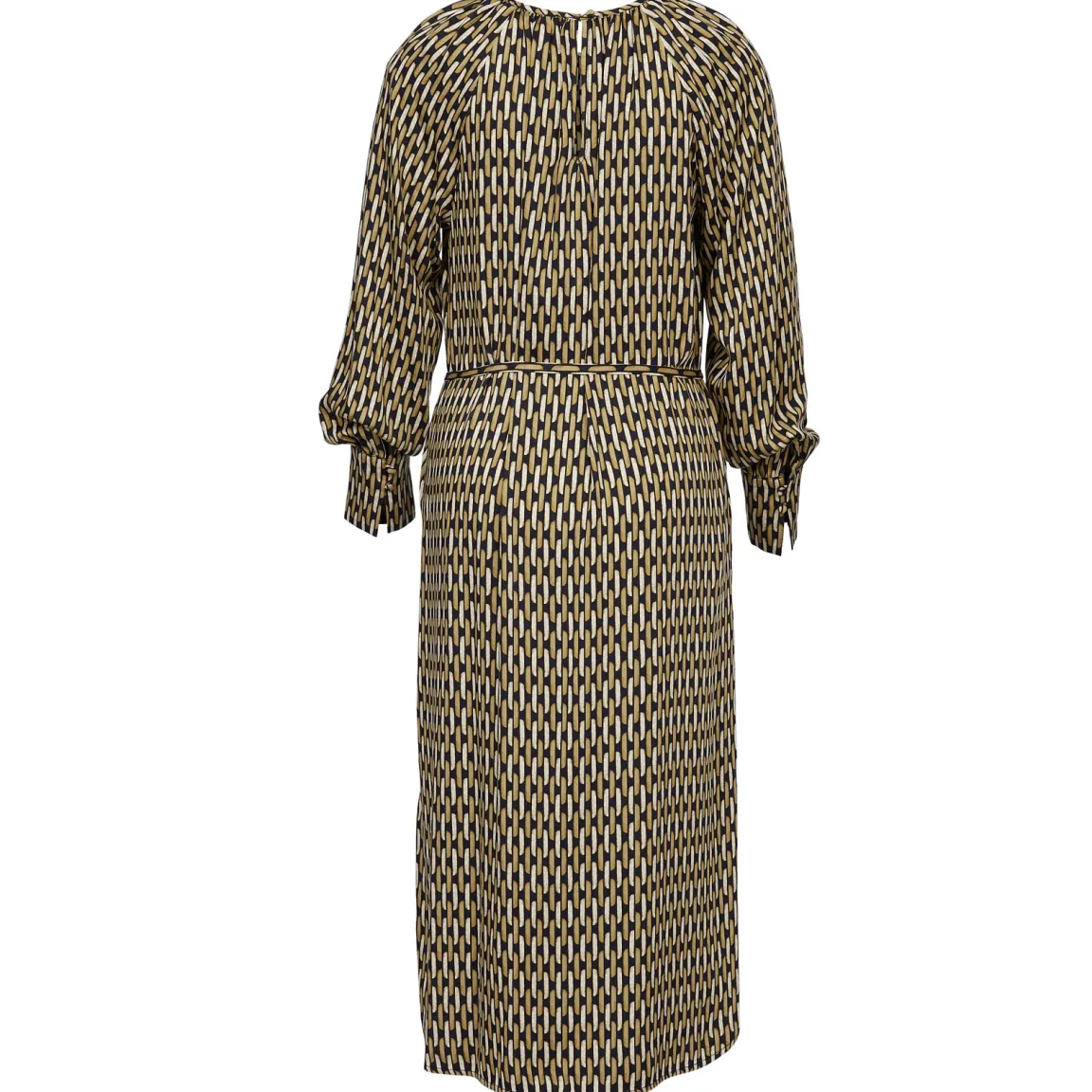 Hot River Woods Loszittende jurk in viscose in bruin -