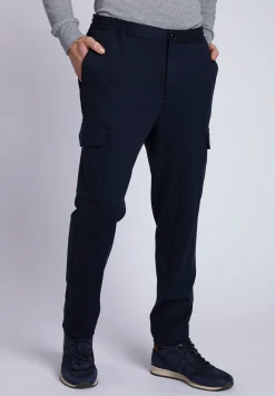 New River Woods Marineblauwe cargo joggingbroek in blauw -