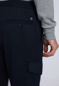 New River Woods Marineblauwe cargo joggingbroek in blauw -