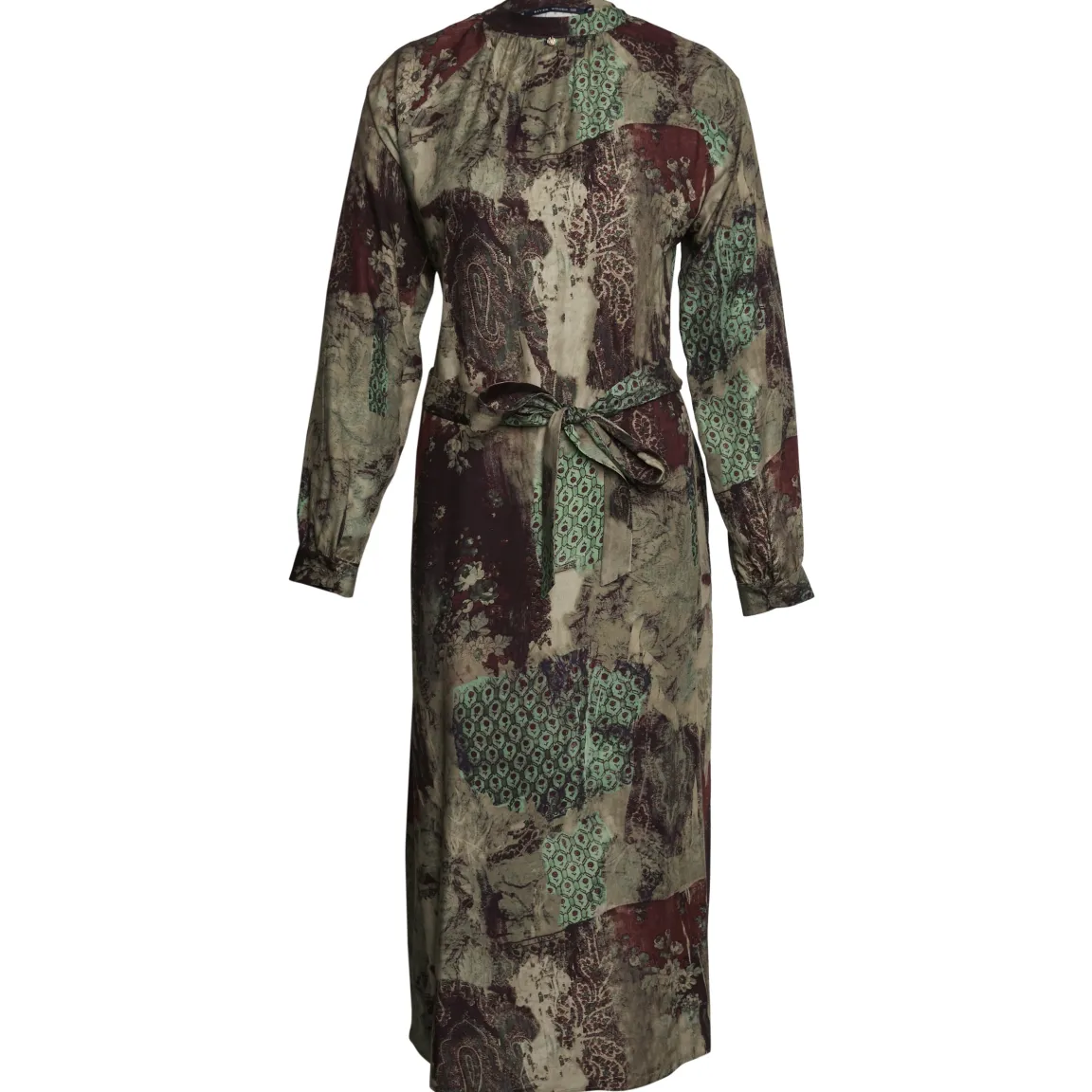 Fashion River Woods Midi-jurk in katoen in multi -