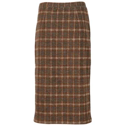 Clearance River Woods Midirok in jacquard in bruin -