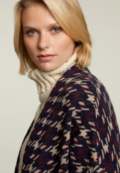 Sale River Woods Multi cardigan in pied de poule -