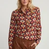 New River Woods Multi fantasie blouse lange mouwen -