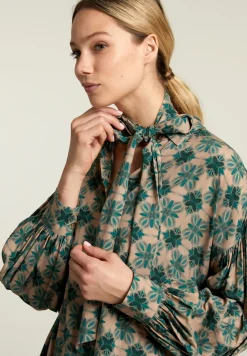 Sale River Woods Multi fantasiejurk pofmouwen -