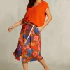 Best River Woods Multi gebloemde midirok -