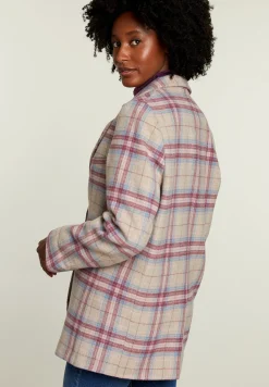 Outlet River Woods Multi geruite aansluitende blazer -