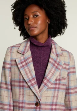 Outlet River Woods Multi geruite aansluitende blazer -