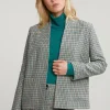 Sale River Woods Multi geruite blazer 2 knopen -