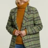 Discount River Woods Multi geruite blazer -