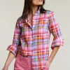 New River Woods Multi geruite blouse lange mouwen -
