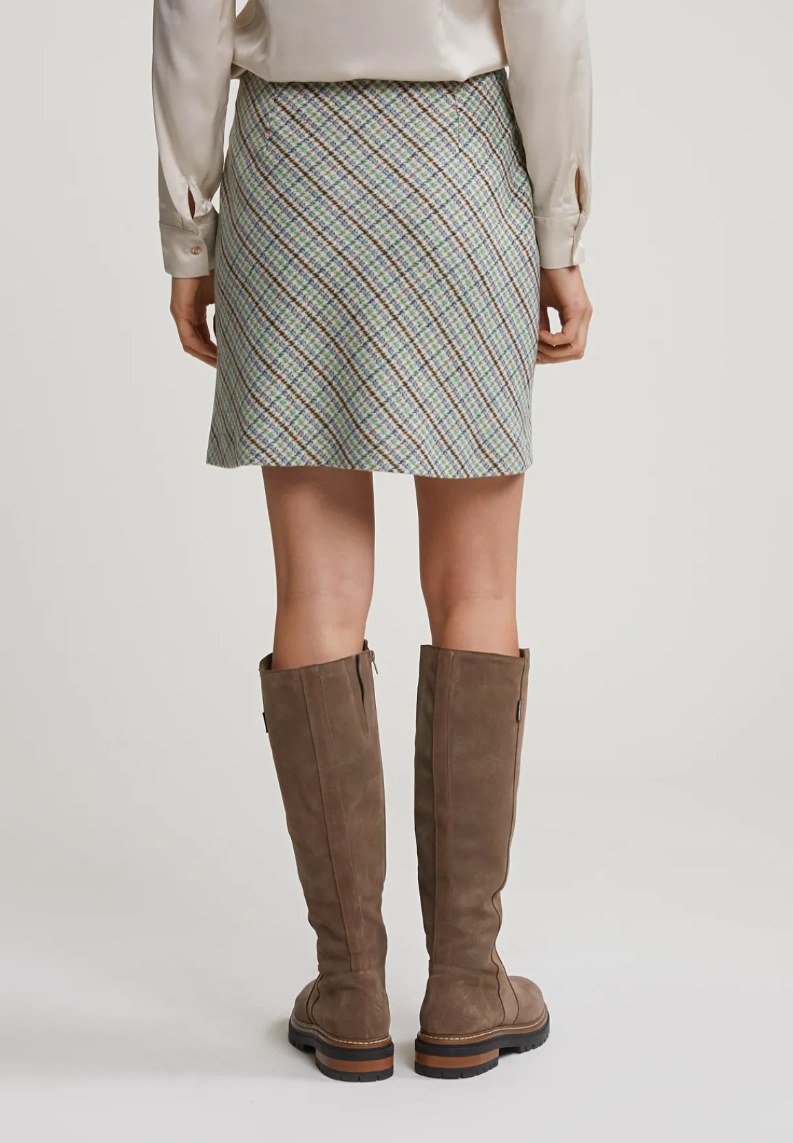 Discount River Woods Multi geruite korte rok -