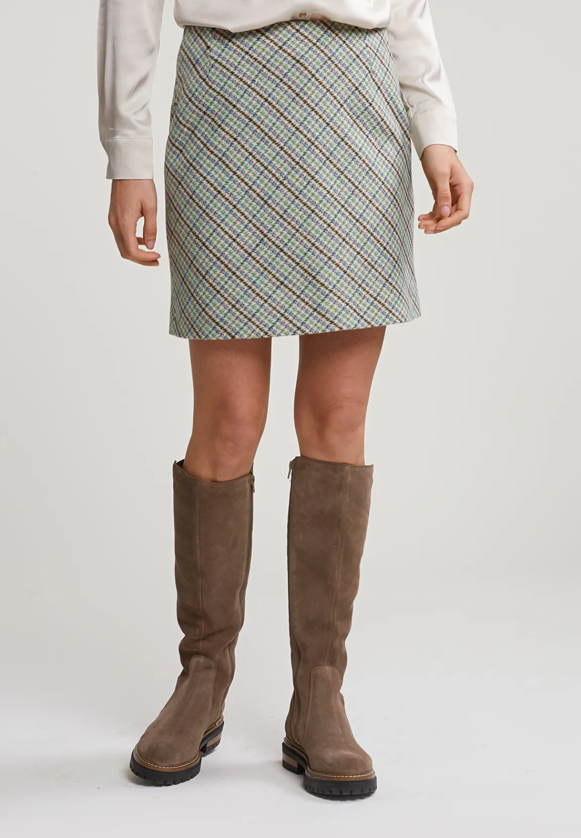 Discount River Woods Multi geruite korte rok -