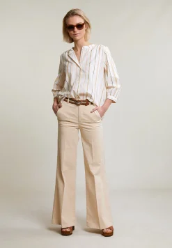 Outlet River Woods Multi gestreepte blouse 3/4 mouwen -
