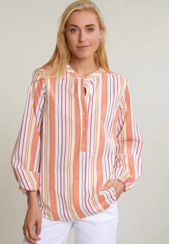 Best River Woods Multi gestreepte lange blouse -