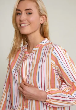 Best River Woods Multi gestreepte lange blouse -