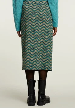 New River Woods Multi jacquard midirok -