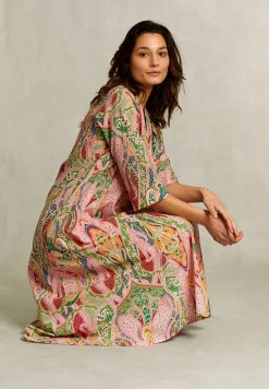 Fashion River Woods Multi paisleyprint V-hals jurk -