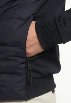 Hot River Woods Neopreen gewatteerde jas met kap navy -