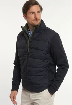 Hot River Woods Neopreen gewatteerde jas met kap navy -