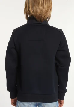 New River Woods Neopreen gewatteerde jas met kap navy -