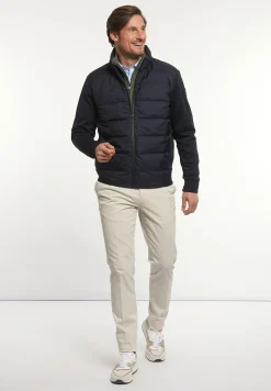 Hot River Woods Neopreen gewatteerde jas met kap navy -