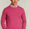 Fashion River Woods Normal fit basic katoenen trui ronde hals amaranth -