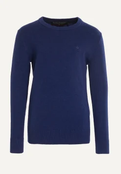 Best River Woods Normal fit basic trui ronde hals twilight mix -