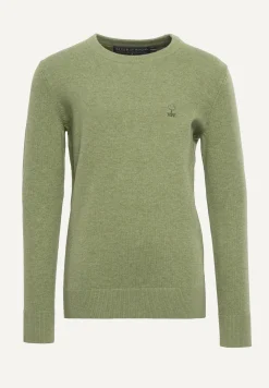 Discount River Woods Normal fit basic trui ronde hals savanna mix -