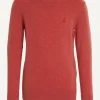 Online River Woods Normal fit basic trui ronde hals cherry mix -