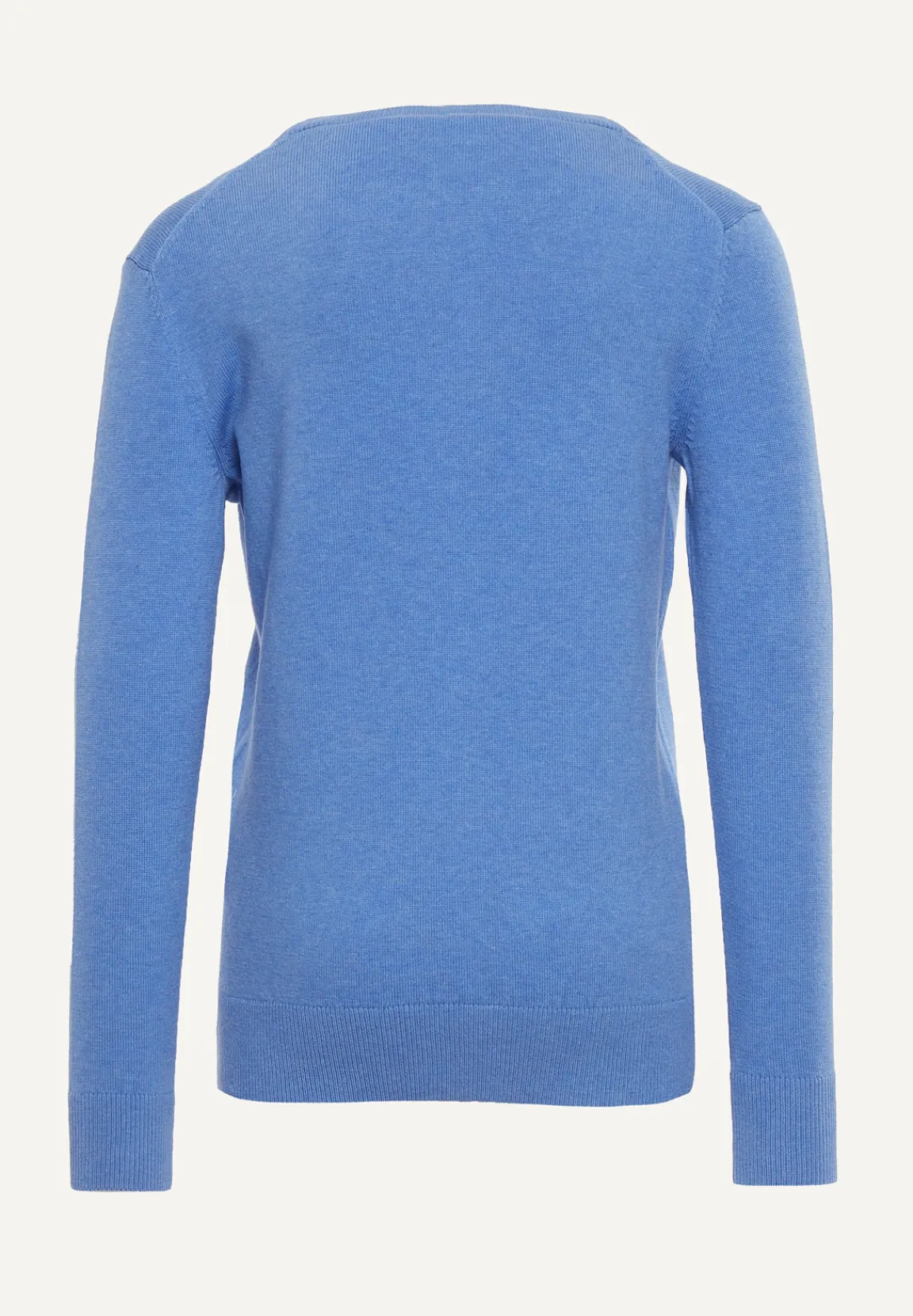 Sale River Woods Normal fit basic trui ronde hals blue azure mix -