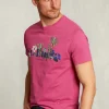 Sale River Woods Normal fit basic T-shirt amaranth -