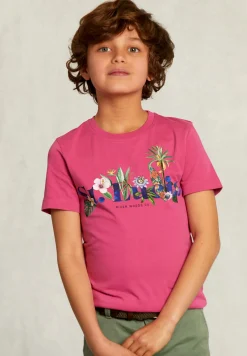 Discount River Woods Normal fit basic T-shirt amaranth -