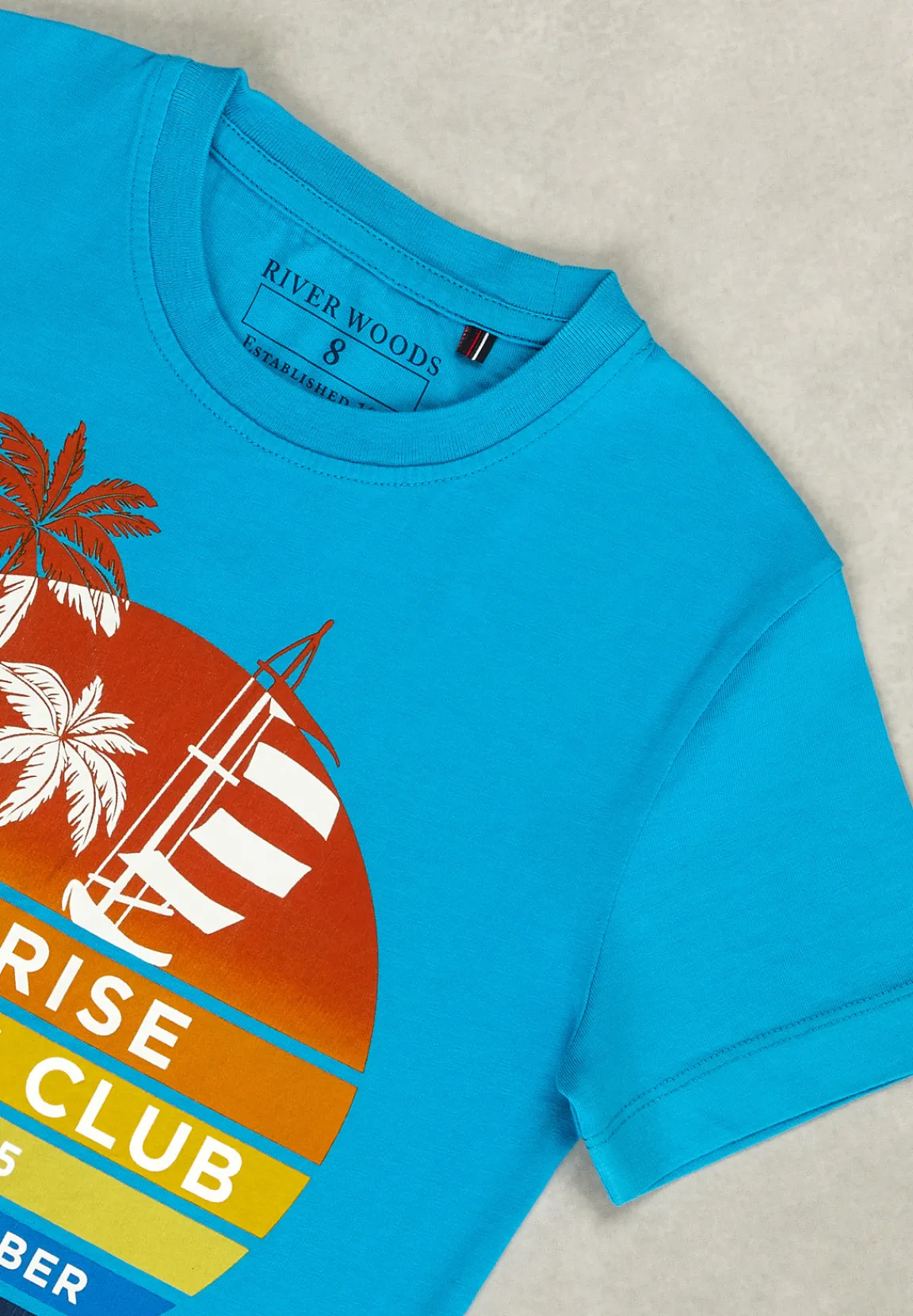 Fashion River Woods Normal fit basic T-shirt aruba -