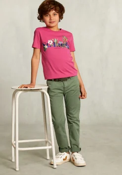 Discount River Woods Normal fit basic T-shirt amaranth -