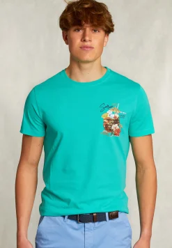 Sale River Woods Normal fit basic T-shirt citrus mix -