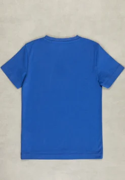 New River Woods Normal fit basic T-shirt caribbean blue -