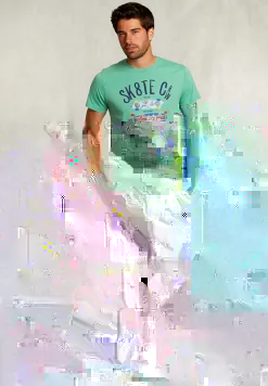 Fashion River Woods Normal fit basic T-shirt citrus mix -