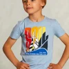 Fashion River Woods Normal fit basic T-shirt dk victoria mix -
