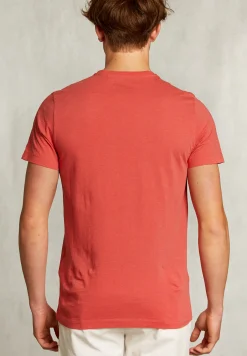 Outlet River Woods Normal fit basic T-shirt dark cosmopolitan mix -