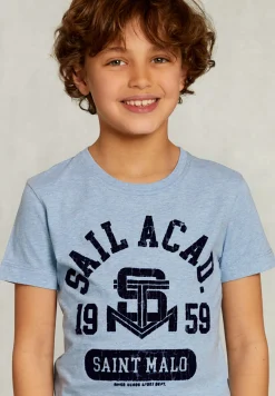 Outlet River Woods Normal fit basic T-shirt dk victoria mix -