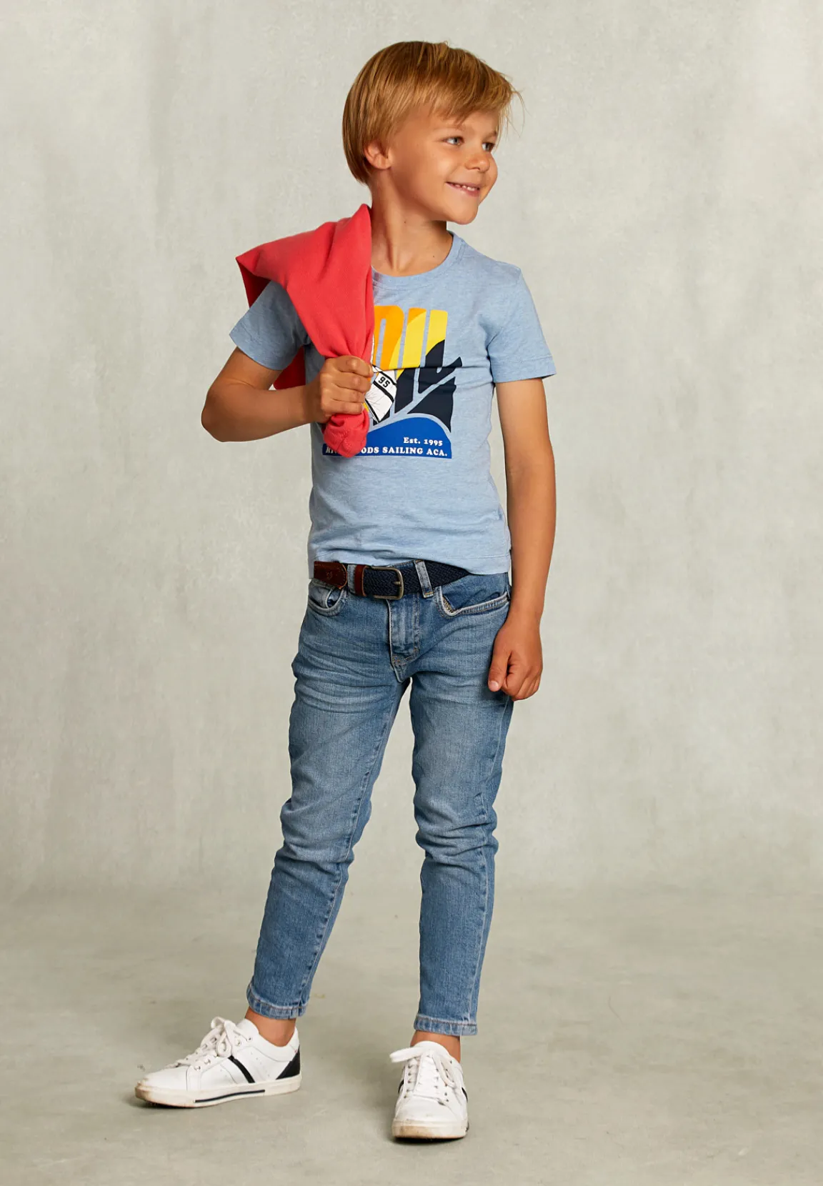 Fashion River Woods Normal fit basic T-shirt dk victoria mix -