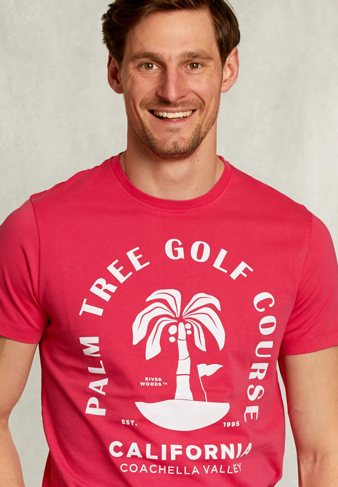 Sale River Woods Normal fit basic T-shirt flirt -