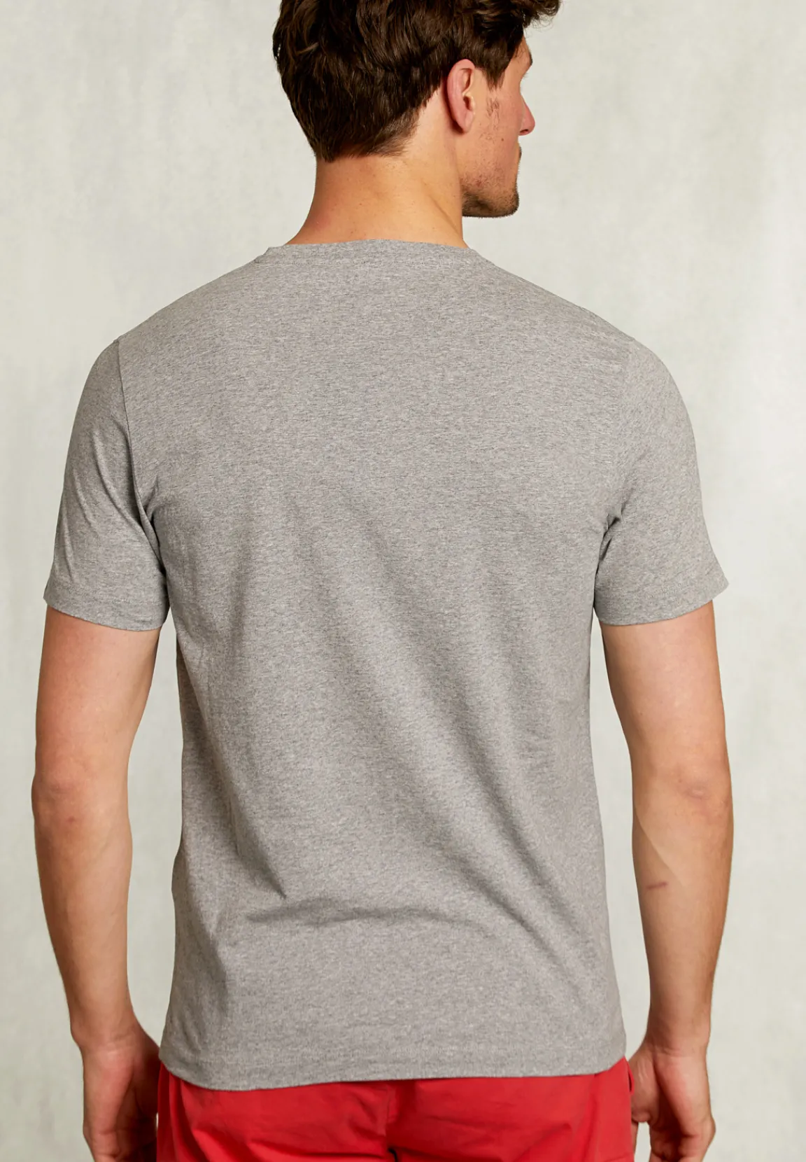 Sale River Woods Normal fit basic T-shirt grey mix -