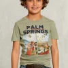 Fashion River Woods Normal fit basic T-shirt herb -