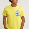New River Woods Normal fit basic T-shirt korte mouwen lemonade -