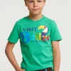 New River Woods Normal fit basic T-shirt korte mouwen apple -