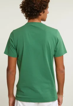 Online River Woods Normal fit basic T-shirt korte mouwen belize green -